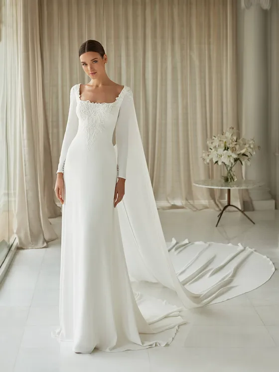 long sleeve wedding dresses