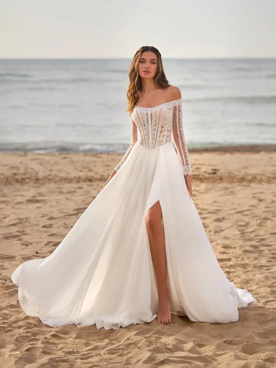 long sleeve wedding dresses