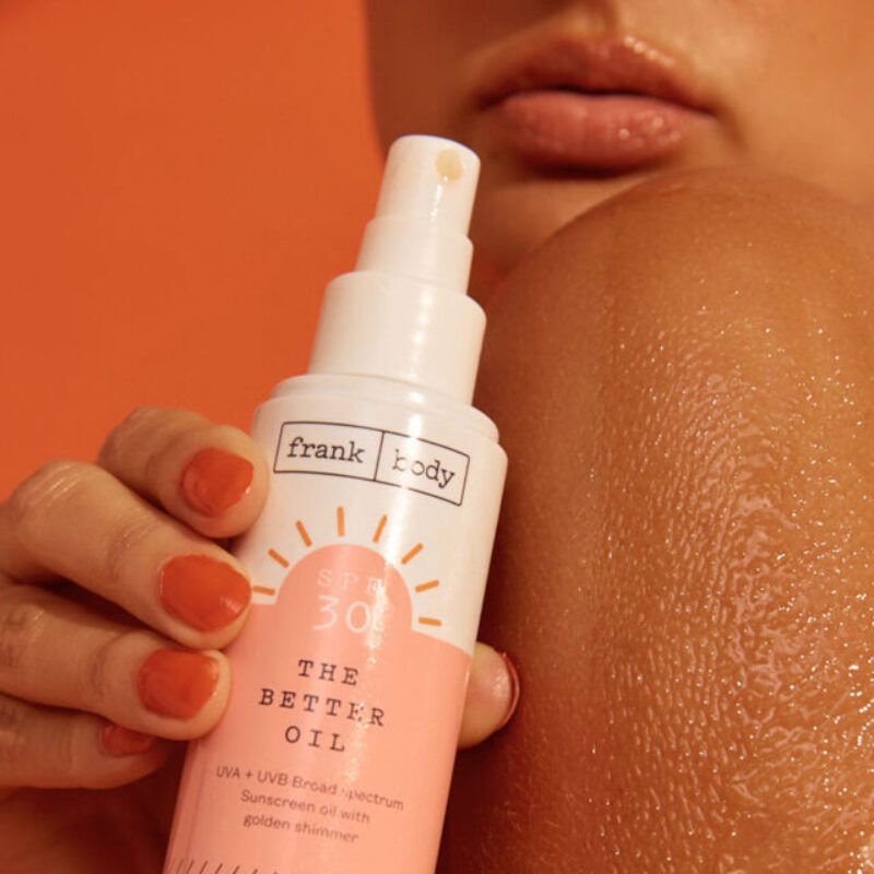 spf body oil