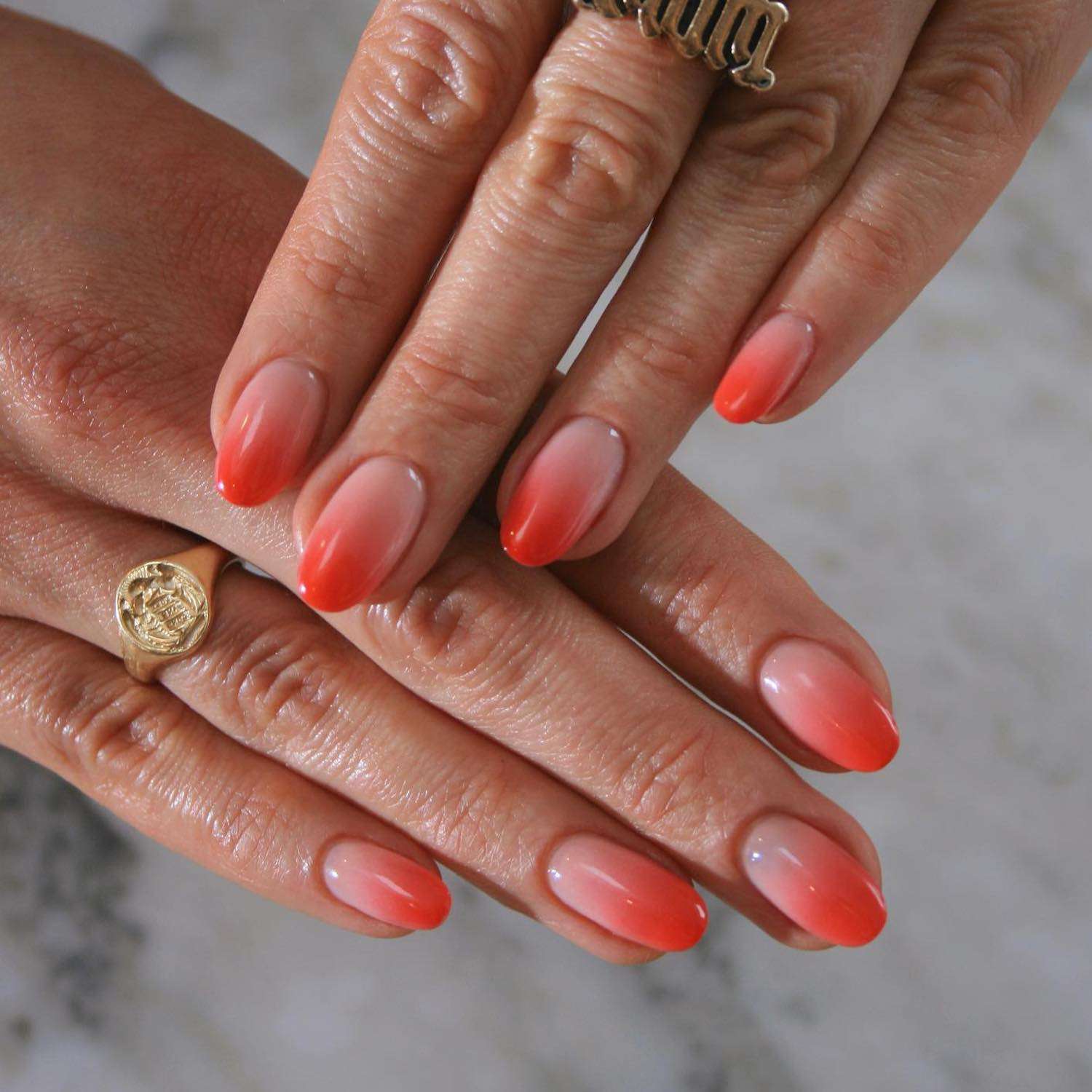 Stunning Coral Nails