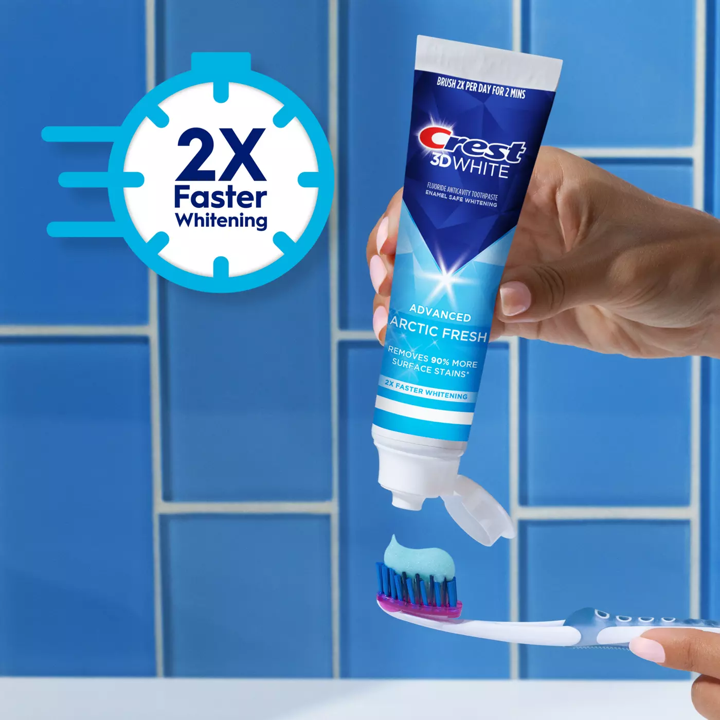 blue toothpaste 