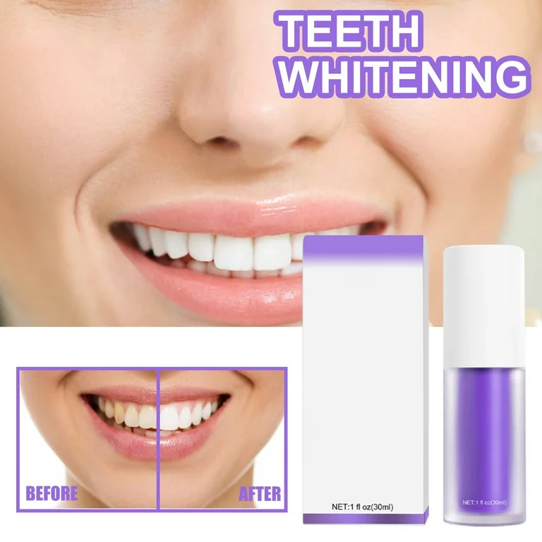 purple whitening toothpaste