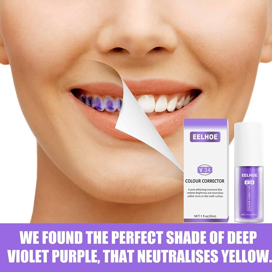 purple whitening toothpaste