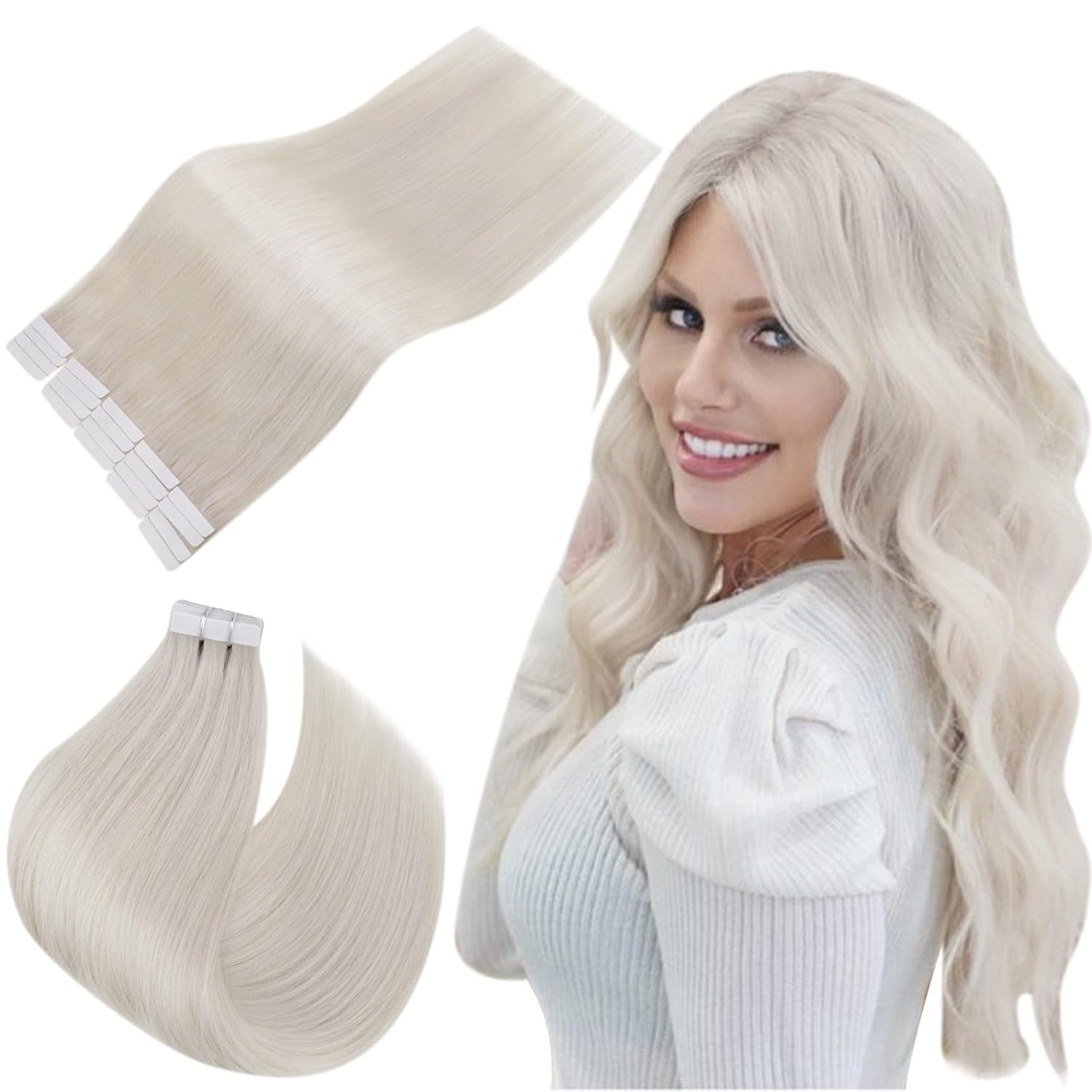 invisible tape in hair extensions