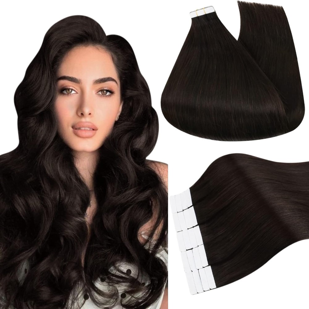 real hair tape in extensions