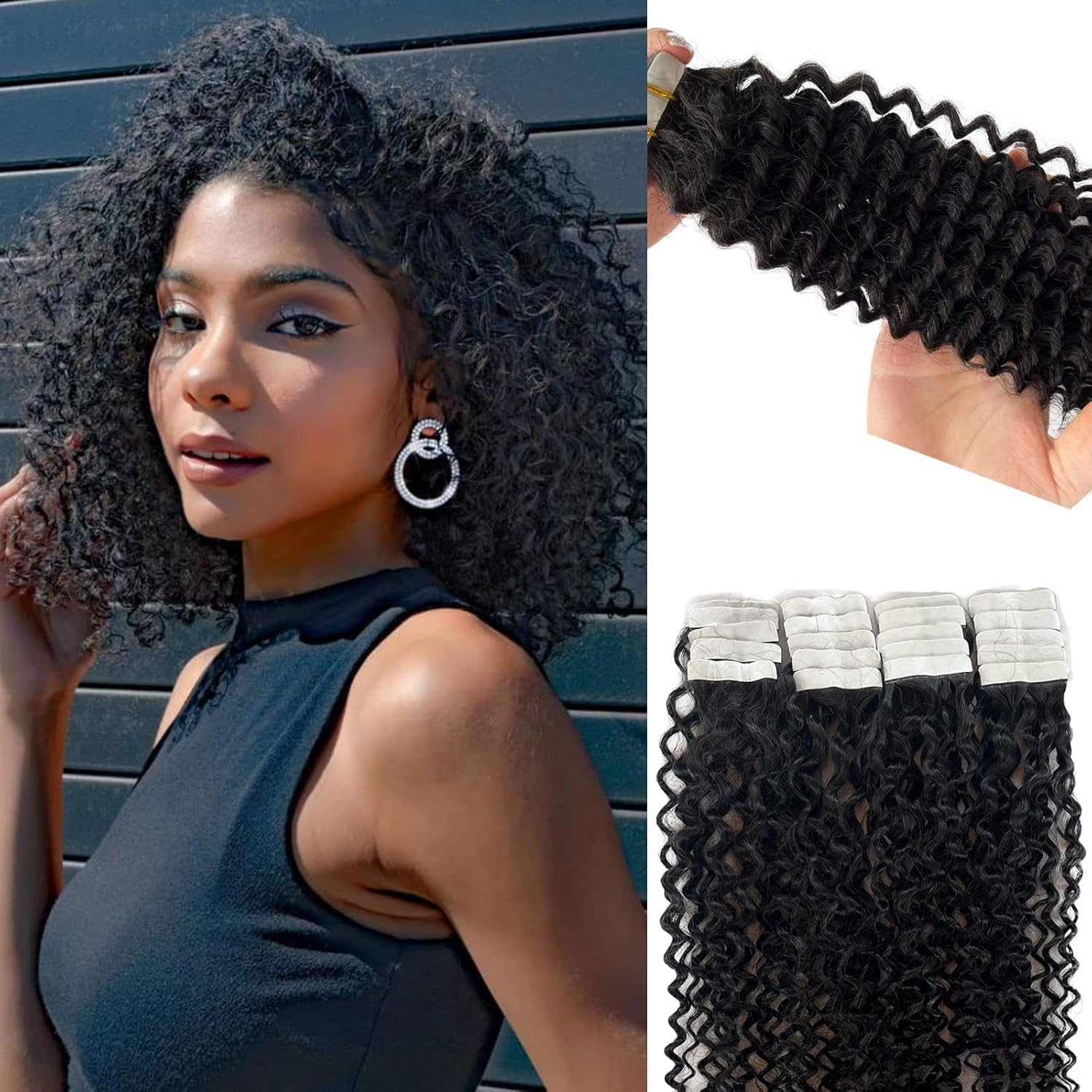 tape in extensions for black hair