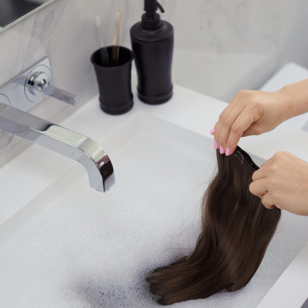 wash tape in extensions
