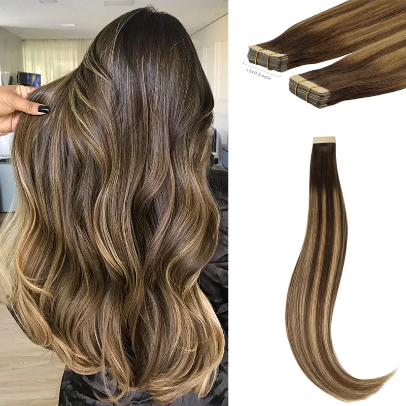 tape in extensions placement