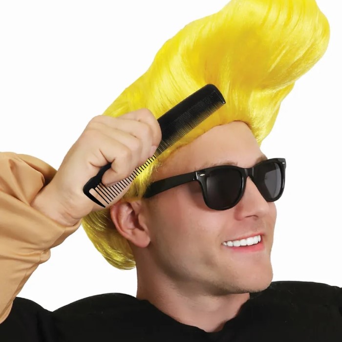 johnny bravo wig